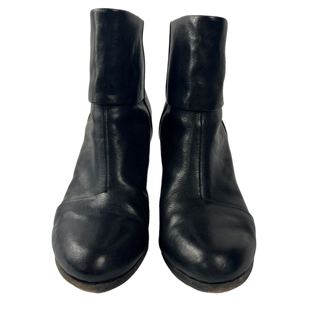 rag & bone The Classic Newbury Leather Ankle Boot in Continuous Black Size 8.5
